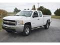 2009 Summit White Chevrolet Silverado 2500HD Work Truck Extended Cab 4x4  photo #24