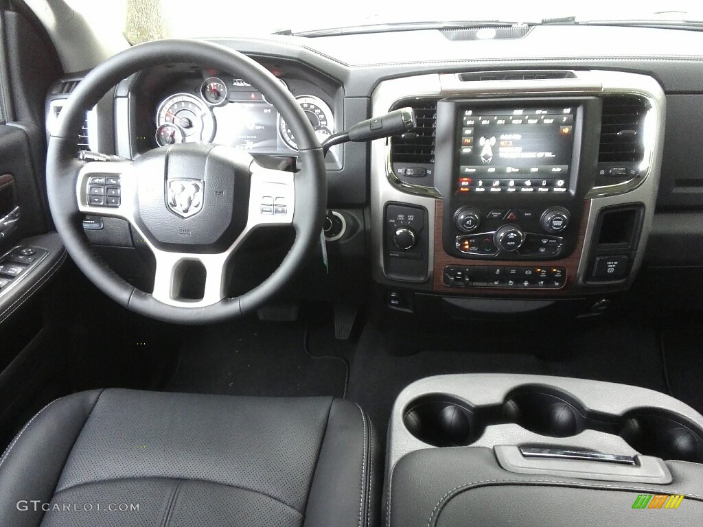 2018 Ram 2500 Laramie Mega Cab 4x4 Black Dashboard Photo #122756243