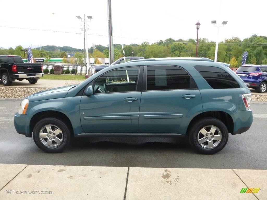 2008 Equinox LT AWD - Golden Teal Metallic / Light Gray photo #6