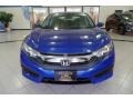 2017 Aegean Blue Metallic Honda Civic EX Sedan  photo #3