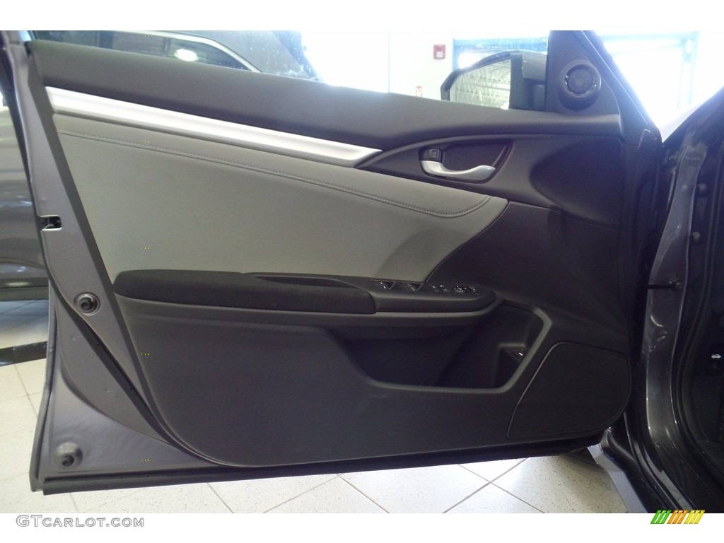 2017 Civic EX Sedan - Modern Steel Metallic / Gray photo #10