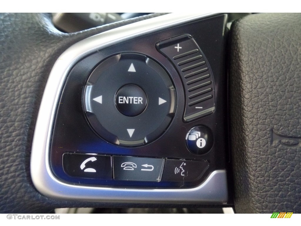 2017 Civic EX Sedan - Modern Steel Metallic / Gray photo #15