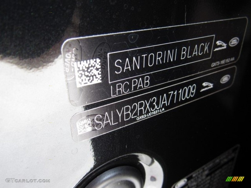 2018 Range Rover Velar S - Santorini Black Metallic / Ebony photo #24