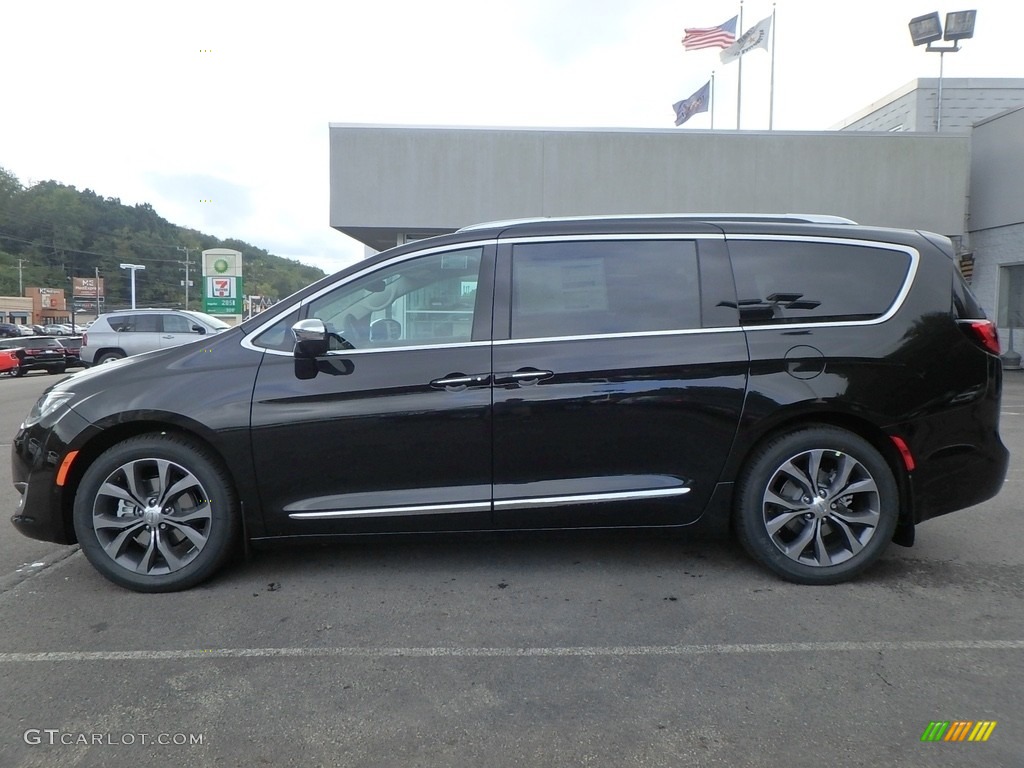 Brilliant Black Crystal Pearl 2018 Chrysler Pacifica Limited Exterior Photo #122760722