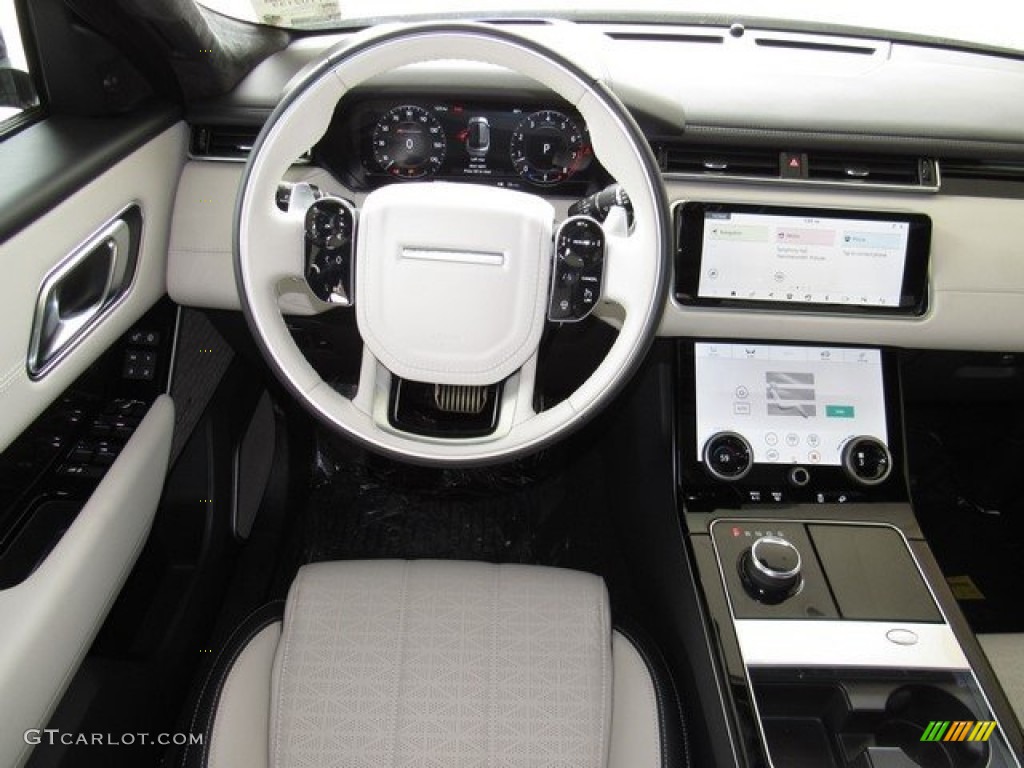 2018 Land Rover Range Rover Velar First Edition Light Oyster/Ebony Dashboard Photo #122761682