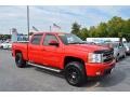 2011 Victory Red Chevrolet Silverado 1500 LTZ Crew Cab 4x4  photo #1
