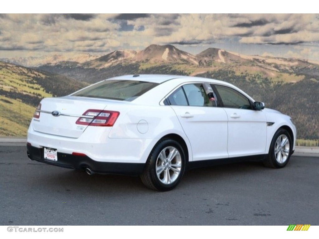 2013 Taurus SEL AWD - Oxford White / Dune photo #3