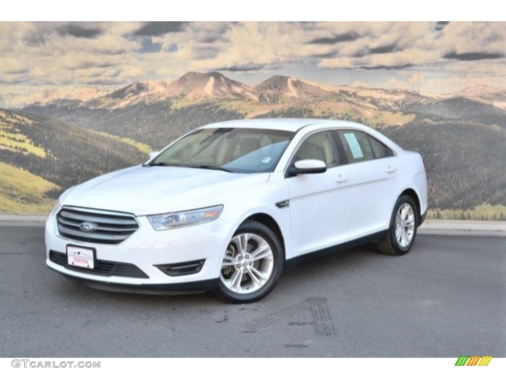 2013 Taurus SEL AWD - Oxford White / Dune photo #5