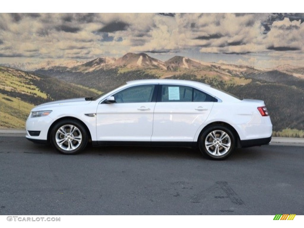 2013 Taurus SEL AWD - Oxford White / Dune photo #6