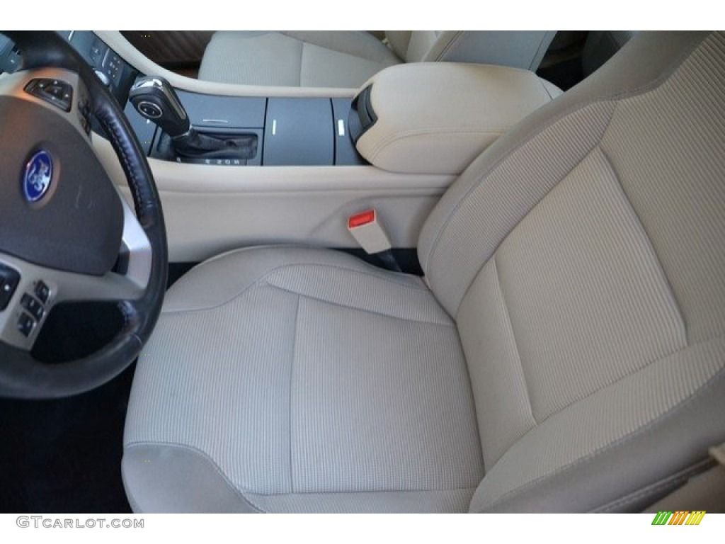 2013 Taurus SEL AWD - Oxford White / Dune photo #11