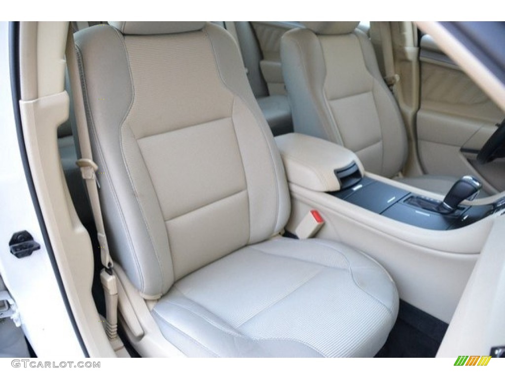 2013 Taurus SEL AWD - Oxford White / Dune photo #18