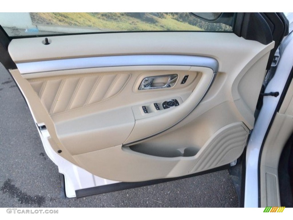 2013 Taurus SEL AWD - Oxford White / Dune photo #23