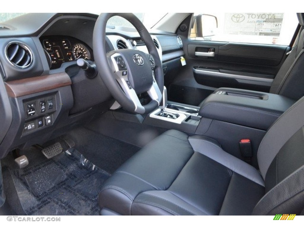 Black Interior 2018 Toyota Tundra Limited CrewMax 4x4 Photo #122768270