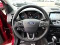 Charcoal Black 2018 Ford Escape Titanium 4WD Steering Wheel