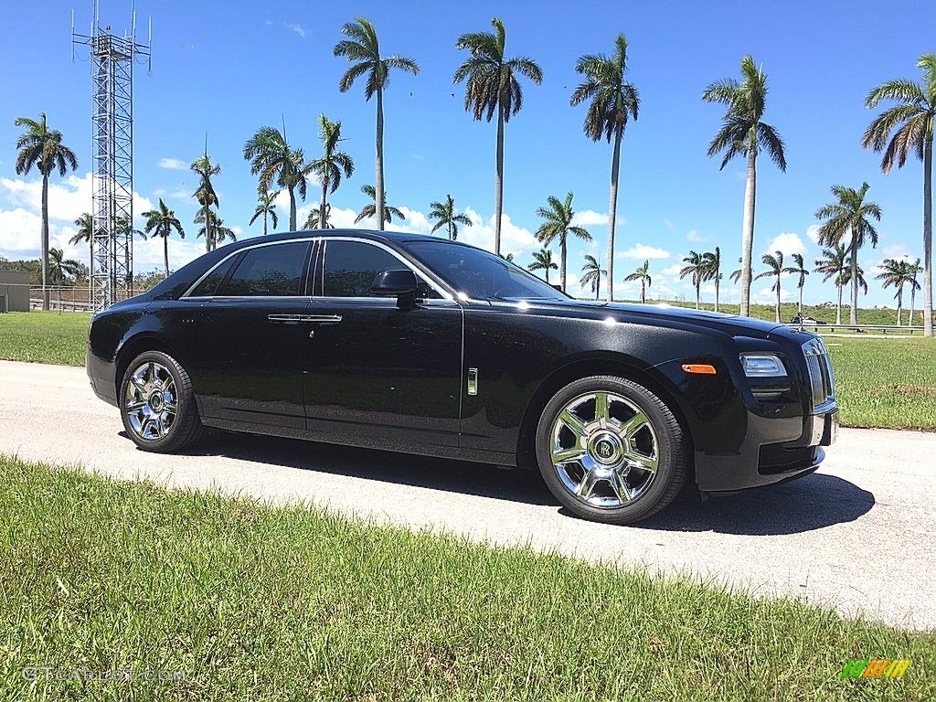 Diamond Black 2013 Rolls-Royce Ghost Standard Ghost Model Exterior Photo #122770241