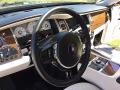 2013 Rolls-Royce Ghost Seashell/Black Accent Interior Steering Wheel Photo