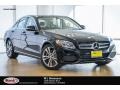 2018 Obsidian Black Metallic Mercedes-Benz C 300 Sedan  photo #1