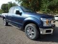 2018 Blue Jeans Ford F150 XLT SuperCab 4x4  photo #8