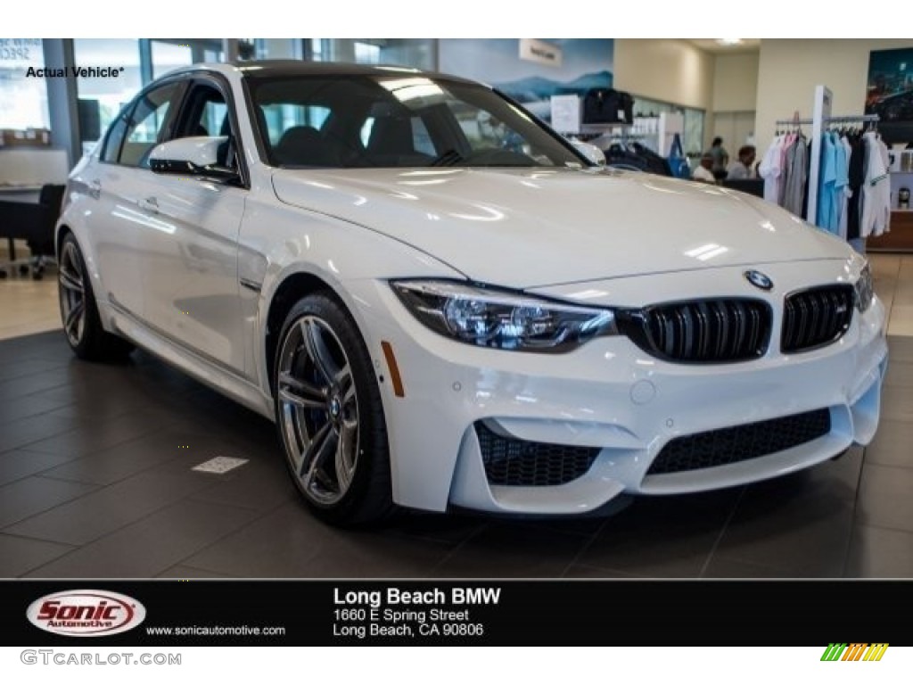 2018 M3 Sedan - Alpine White / Black photo #1