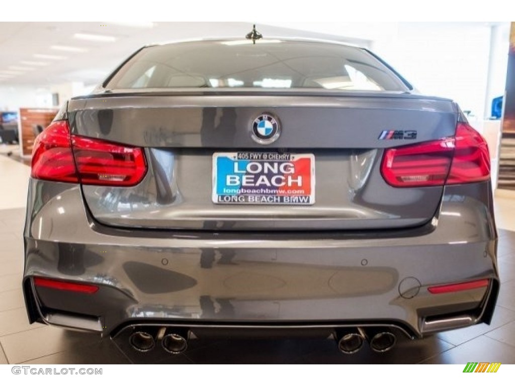 2018 M3 Sedan - Mineral Grey Metallic / Black photo #3