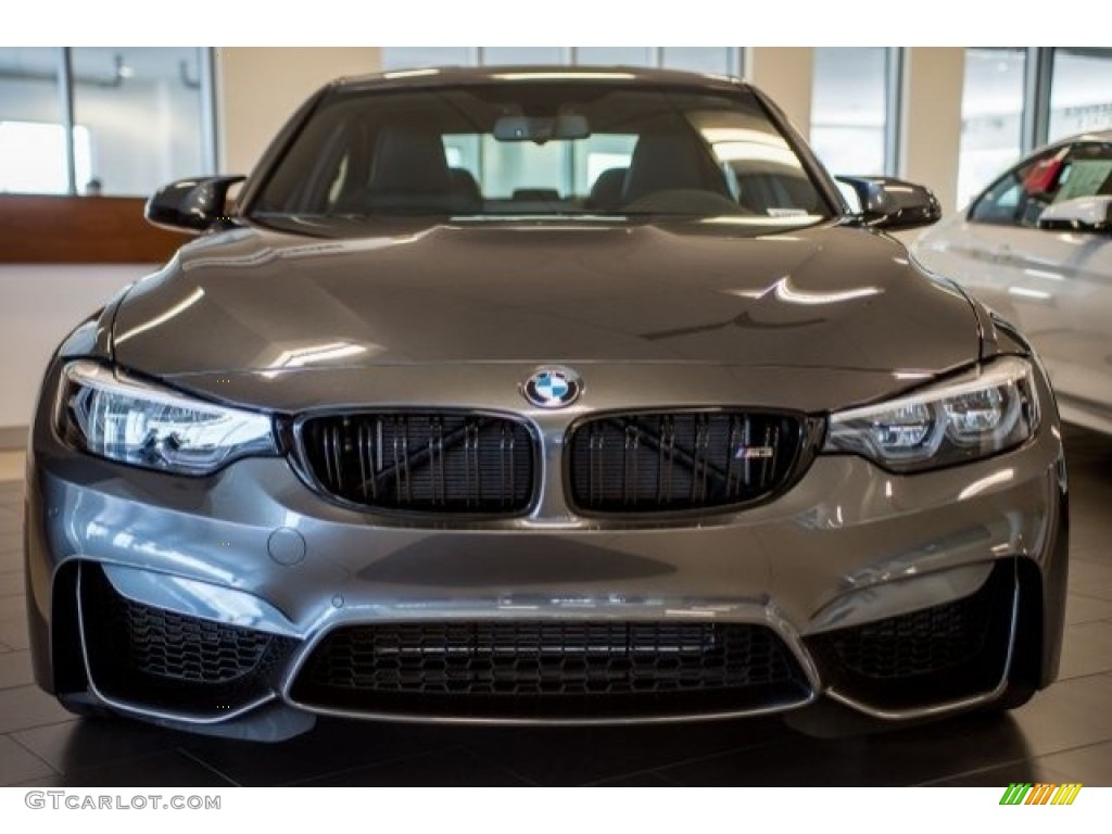 2018 M3 Sedan - Mineral Grey Metallic / Black photo #4