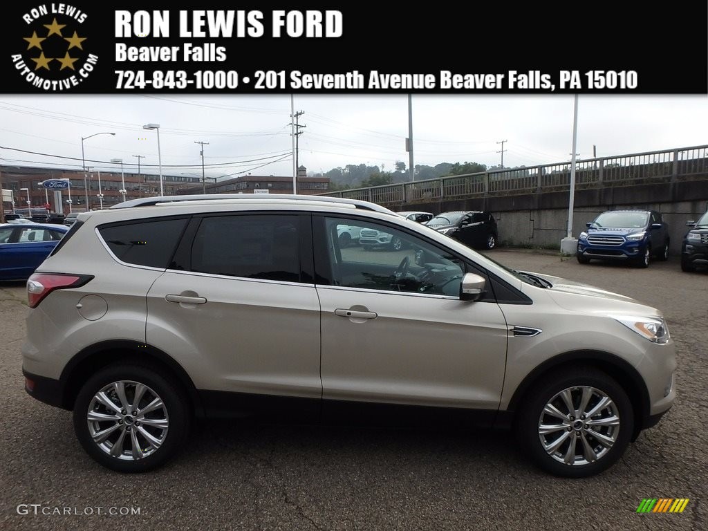 2017 Escape Titanium 4WD - White Gold / Medium Light Stone photo #1