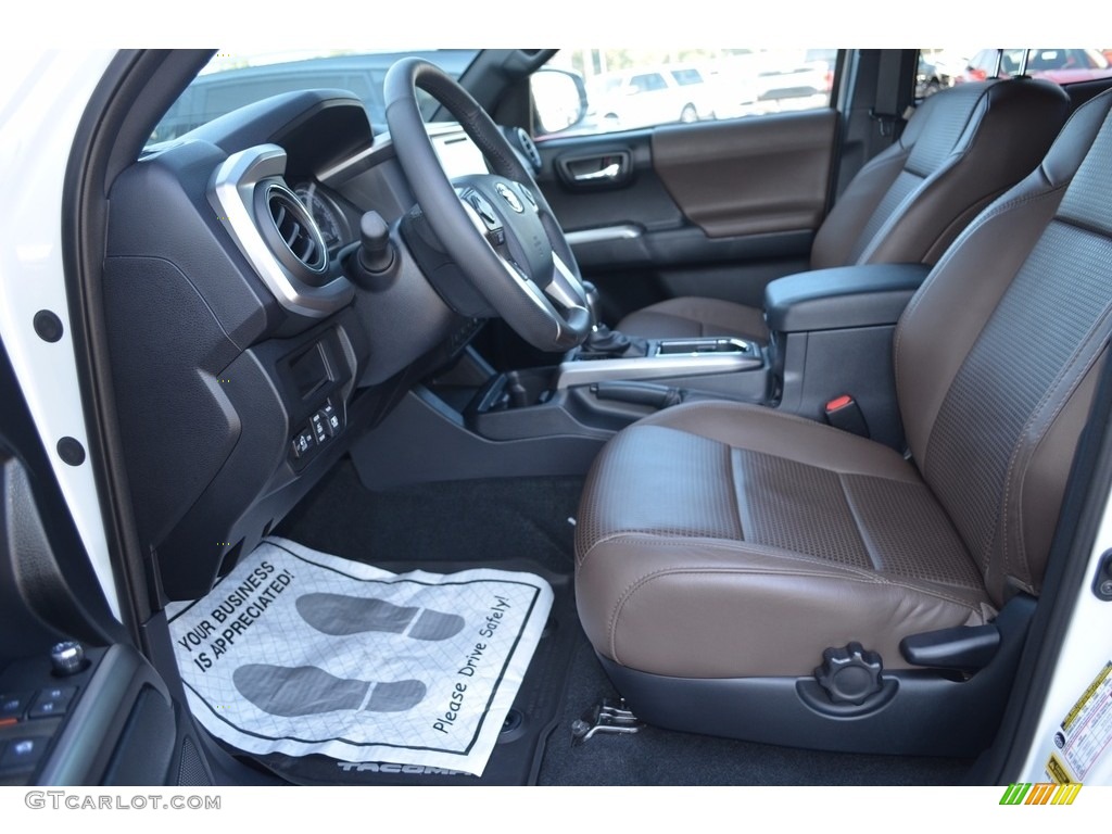 Limited Hickory Interior 2017 Toyota Tacoma Limited Double Cab 4x4 Photo #122774402