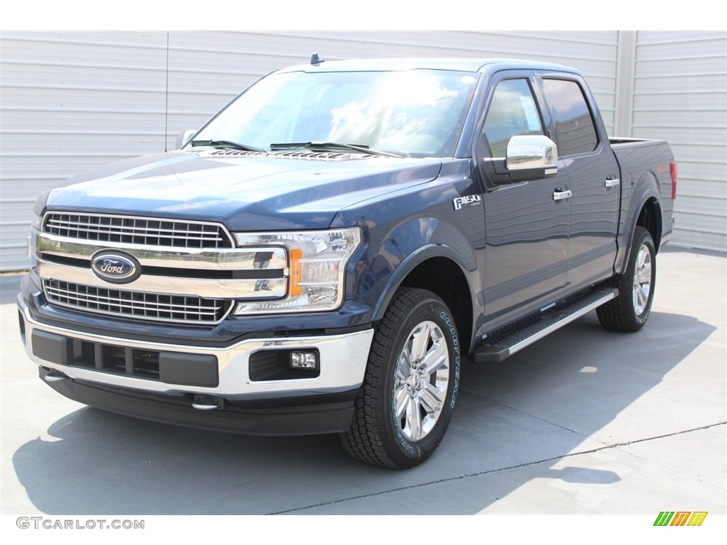 Blue Jeans 2018 Ford F150 Lariat SuperCrew 4x4 Exterior Photo #122774585