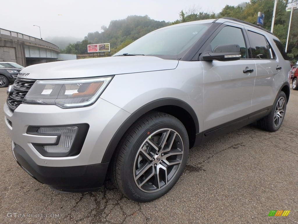 2017 Explorer Sport 4WD - Ingot Silver / Ebony Black photo #6