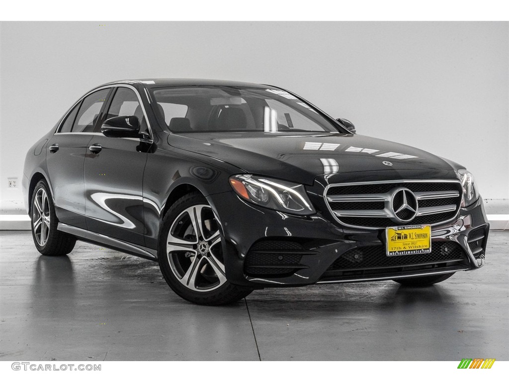 2018 E 300 Sedan - Black / Black photo #11