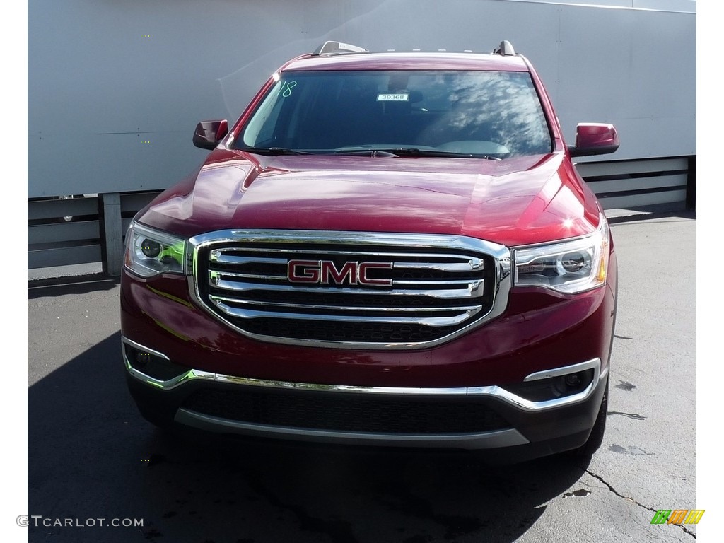 2018 Acadia SLE AWD - Crimson Red Tintcoat / Jet Black photo #4