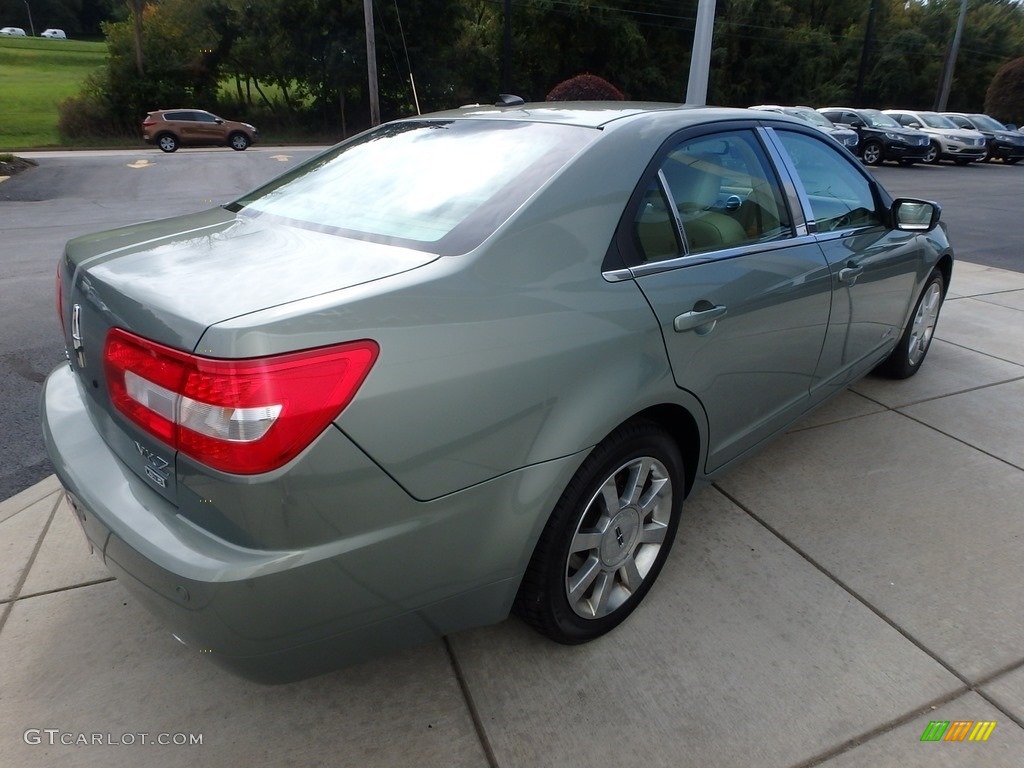 2009 MKZ AWD Sedan - Moss Green Metallic / Light Stone photo #5