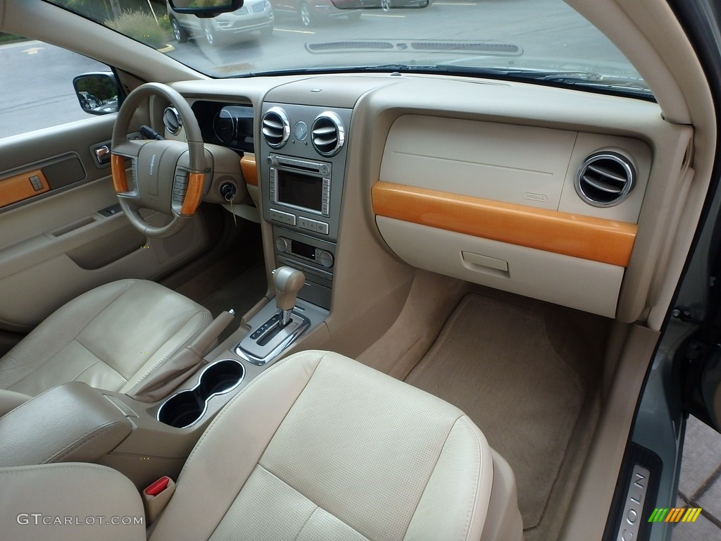 2009 MKZ AWD Sedan - Moss Green Metallic / Light Stone photo #11