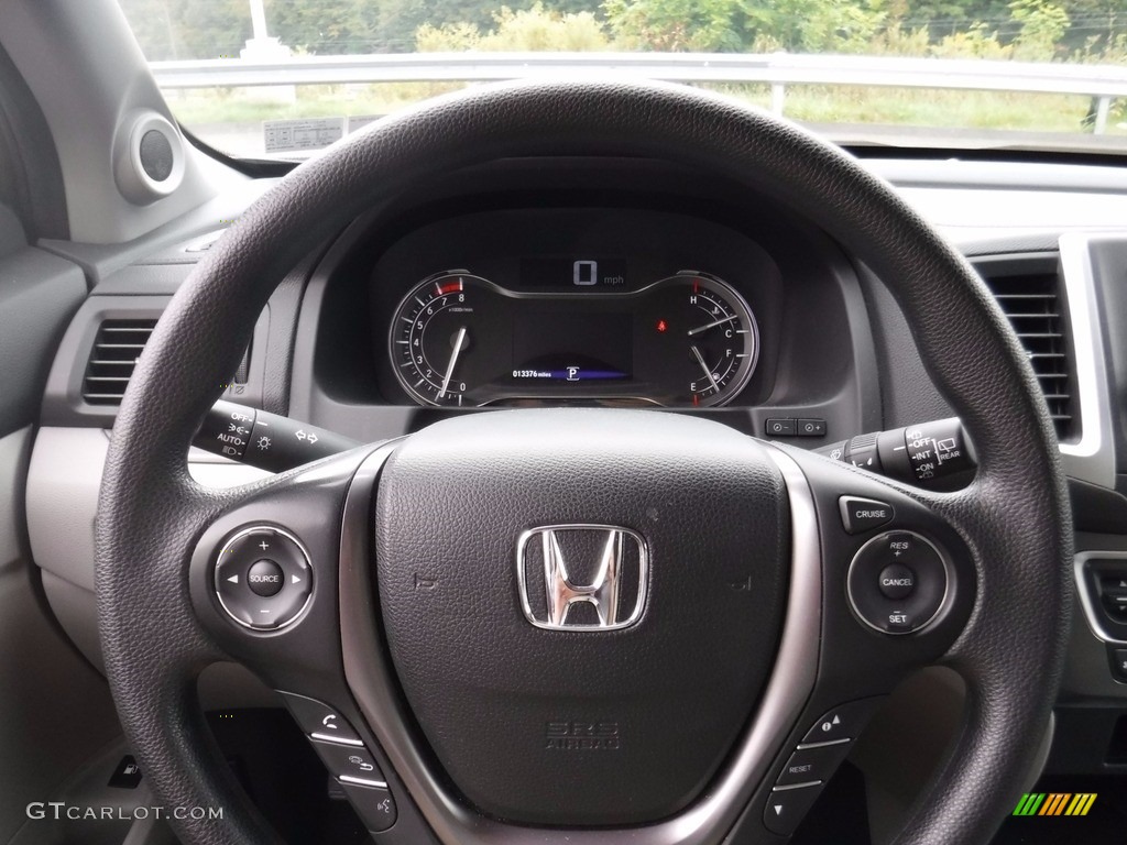 2016 Pilot LX AWD - Lunar Silver Metallic / Gray photo #18