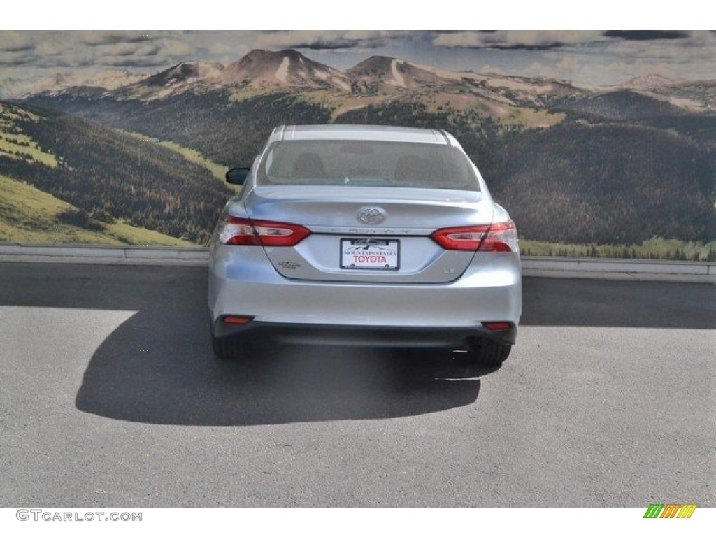 2018 Camry LE - Celestial Silver Metallic / Ash photo #4