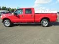 2013 Ruby Red Metallic Ford F250 Super Duty XLT Crew Cab 4x4  photo #2