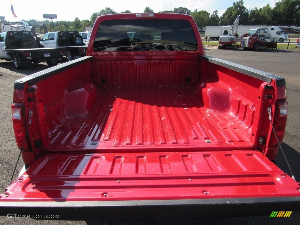 2013 F250 Super Duty XLT Crew Cab 4x4 - Ruby Red Metallic / Steel photo #9