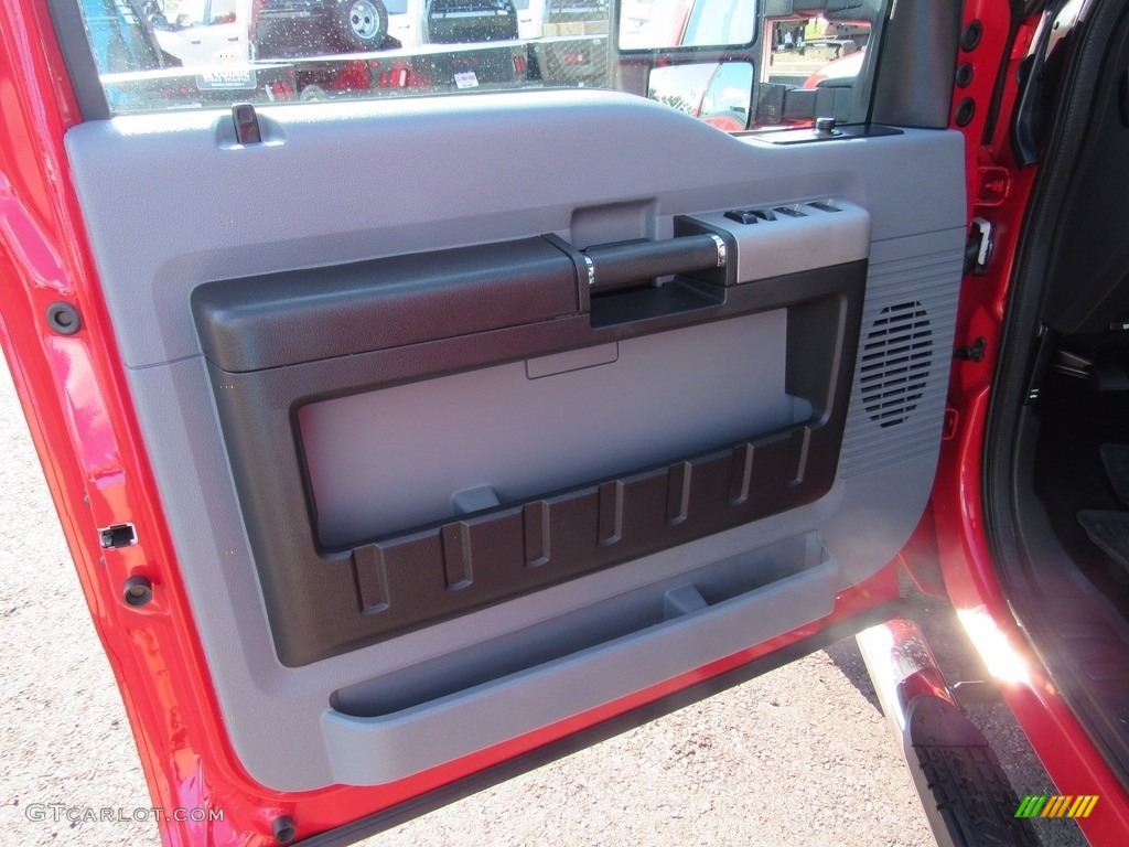 2013 F250 Super Duty XLT Crew Cab 4x4 - Ruby Red Metallic / Steel photo #10