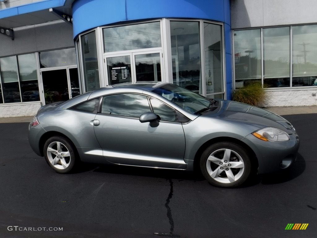 2007 Eclipse GS Coupe - Satin Meisai Gray Pearl / Medium Gray photo #2