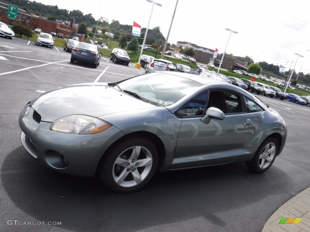 2007 Eclipse GS Coupe - Satin Meisai Gray Pearl / Medium Gray photo #6
