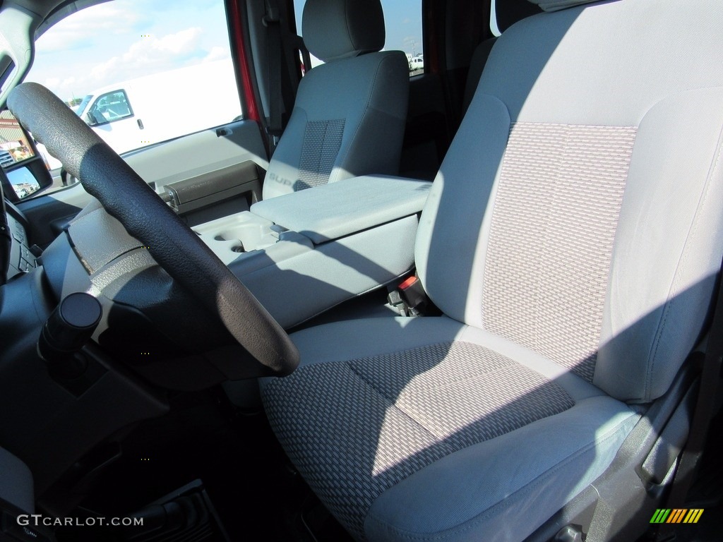 2013 F250 Super Duty XLT Crew Cab 4x4 - Ruby Red Metallic / Steel photo #24
