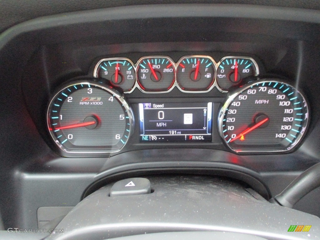 2017 Silverado 1500 LTZ Crew Cab 4x4 - Deep Ocean Blue Metallic / Dark Ash/Jet Black photo #15