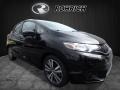 2015 Crystal Black Pearl Honda Fit EX  photo #1