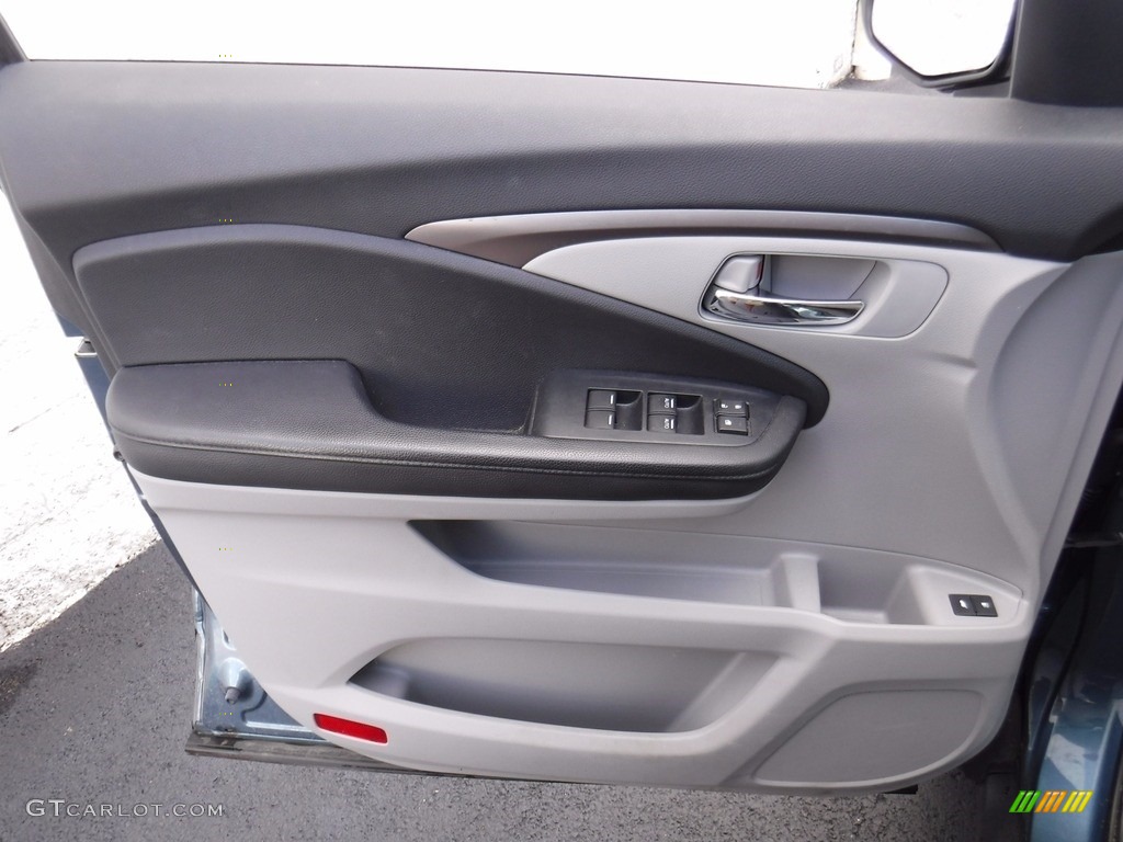 2016 Pilot EX-L AWD - Steel Sapphire Metallic / Gray photo #13