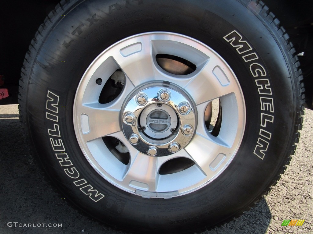 2013 F250 Super Duty XLT Crew Cab 4x4 - Ruby Red Metallic / Steel photo #52
