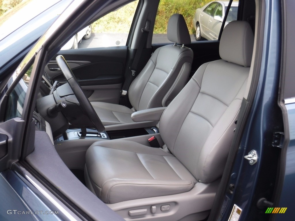 2016 Pilot EX-L AWD - Steel Sapphire Metallic / Gray photo #16