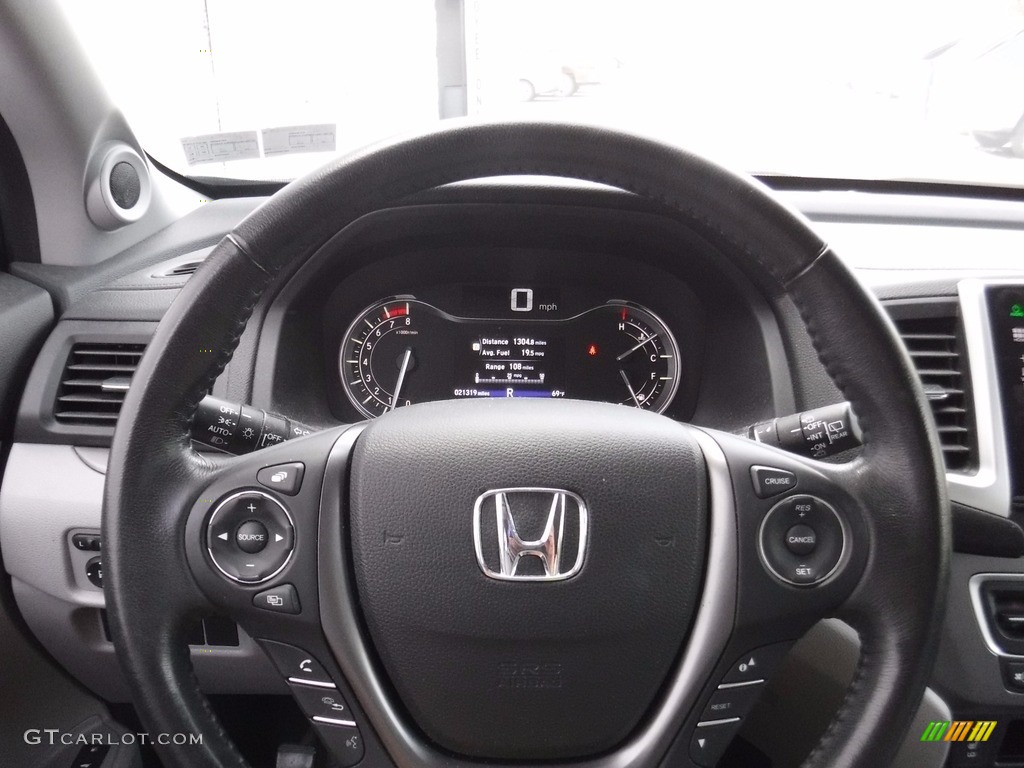 2016 Pilot EX-L AWD - Steel Sapphire Metallic / Gray photo #22
