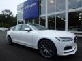 Crystal White Pearl Metallic 2018 Volvo S90 T5 AWD Momentum Exterior