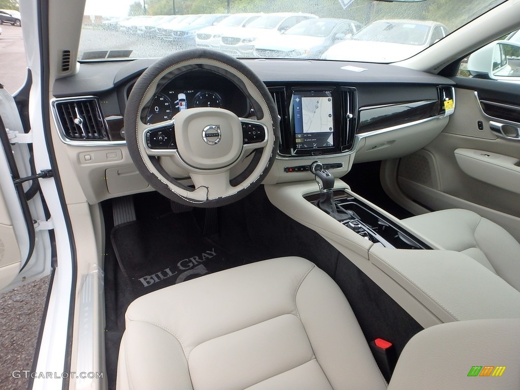 Blonde Interior 2018 Volvo S90 T5 AWD Momentum Photo #122781005