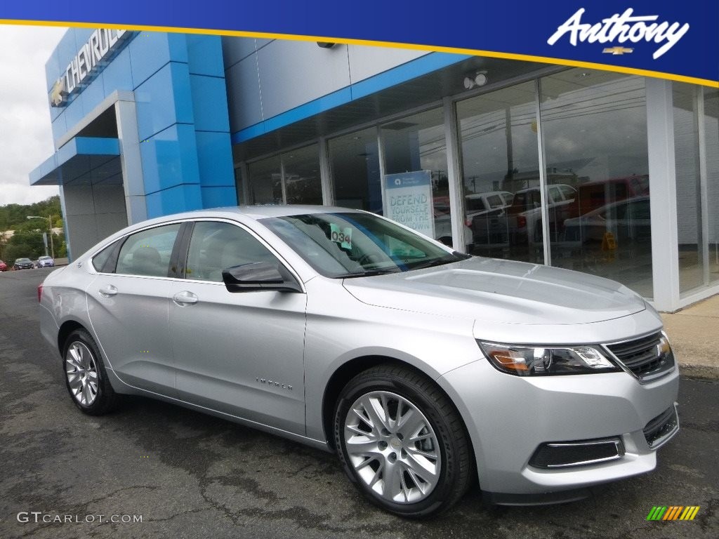 2018 Impala LS - Silver Ice Metallic / Jet Black/Dark Titanium photo #1